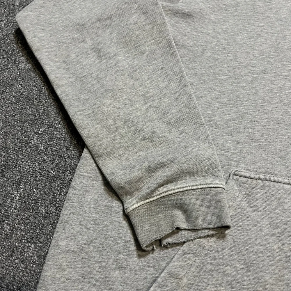 Y2K‎ Nike Grey Pullover Hoodie Long Sleeve Athletic Size L White Swoosh